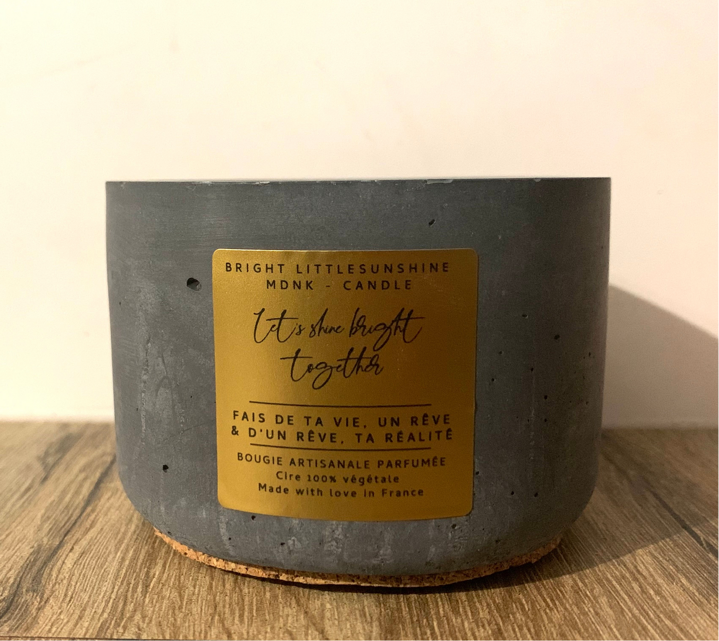 ☀️MAKE YOUR LIFE A DREAM & A DREAM A REALITY ☀️ 240g wax - GOLD