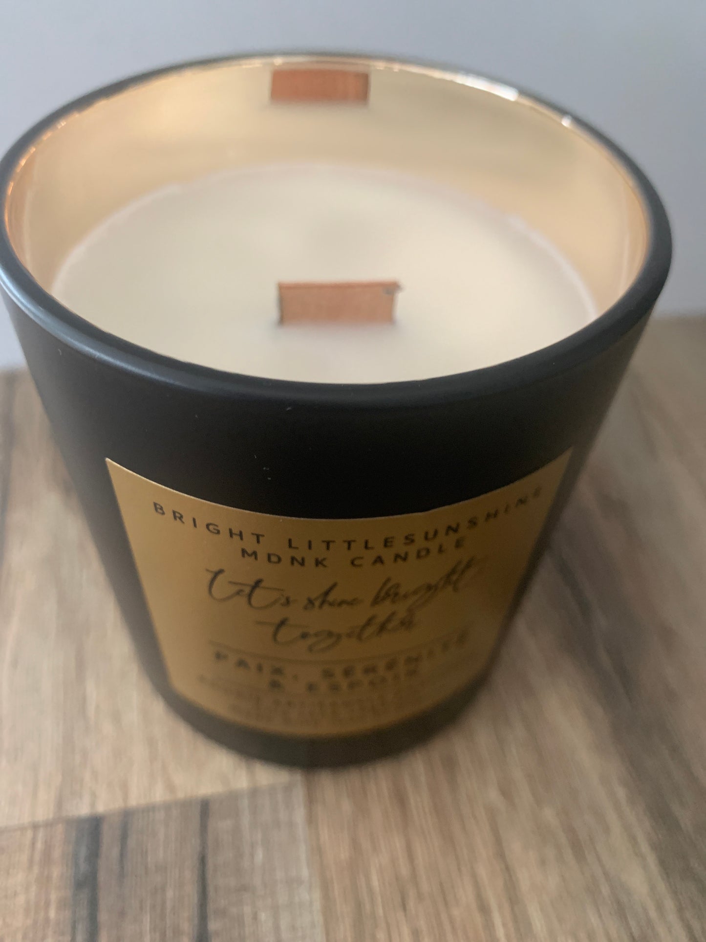 ☀️PAIX, SERENITE & ESPOIR ☀️ 265g cire - OR