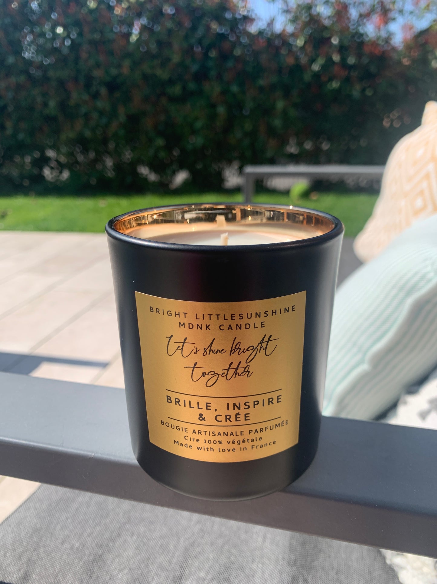 ☀️BRILLE, INSPIRE, CRÉE ☀️ 265g cire - OR