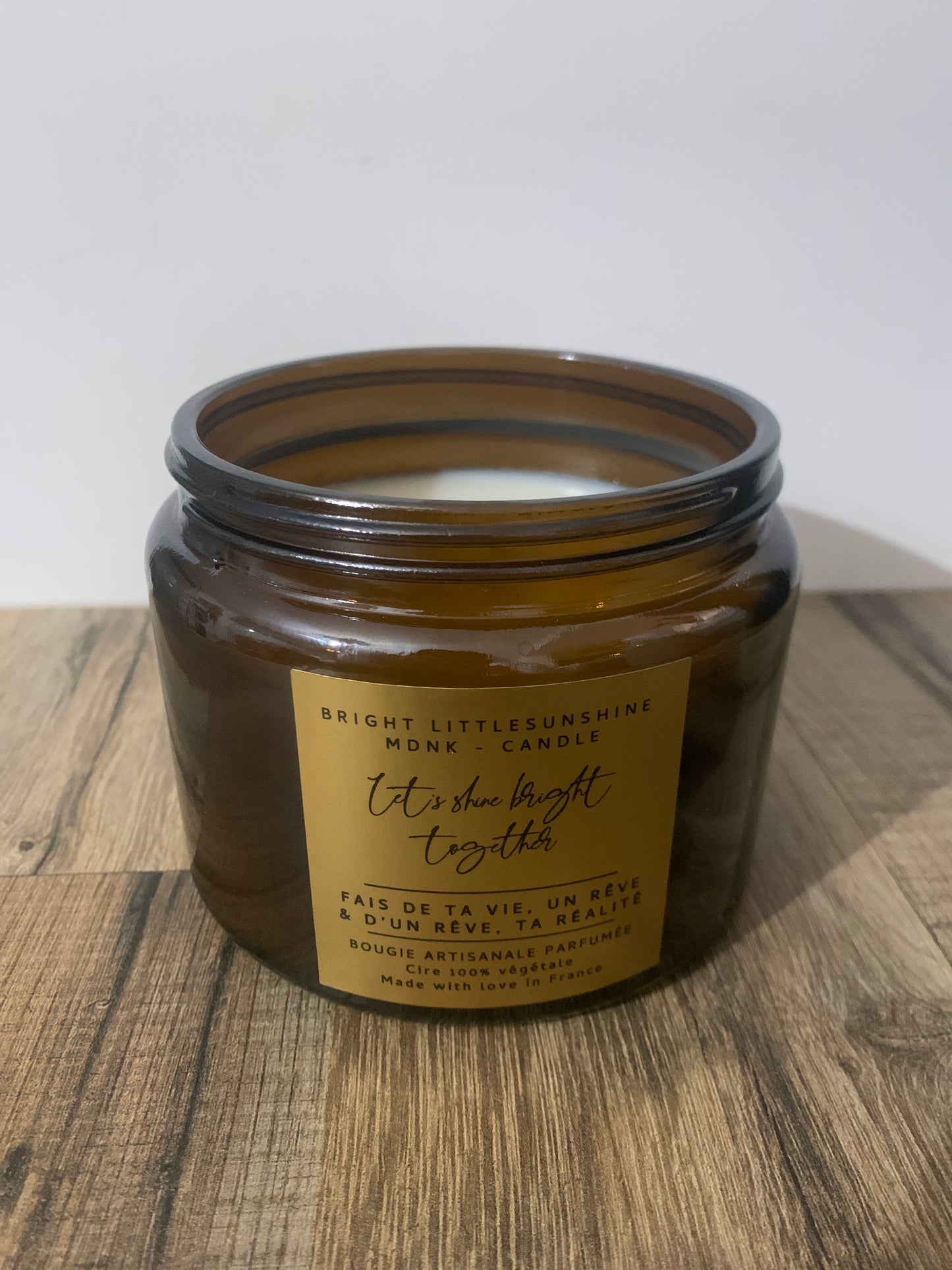 ☀️FAIS DE TA VIE UN RÊVE & D’UN RÊVE UNE RÉALITÉ ☀️ 400 g cire - OR