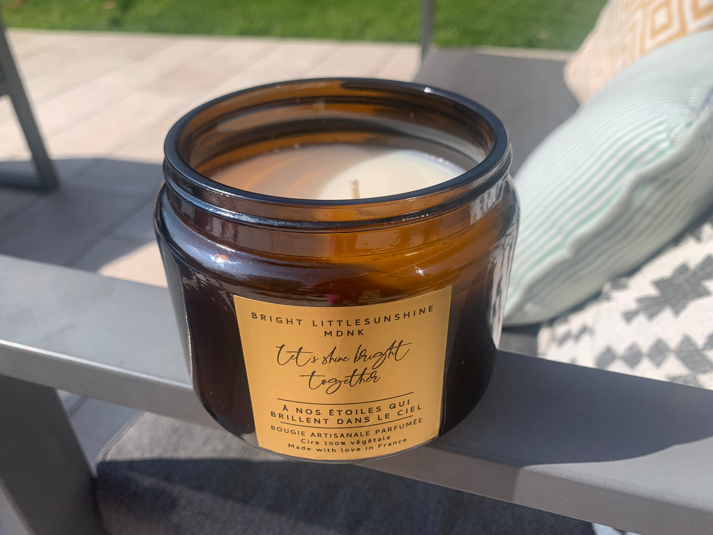☀️FAIS DE TA VIE UN RÊVE & D’UN RÊVE UNE RÉALITÉ ☀️ 400 g cire - OR