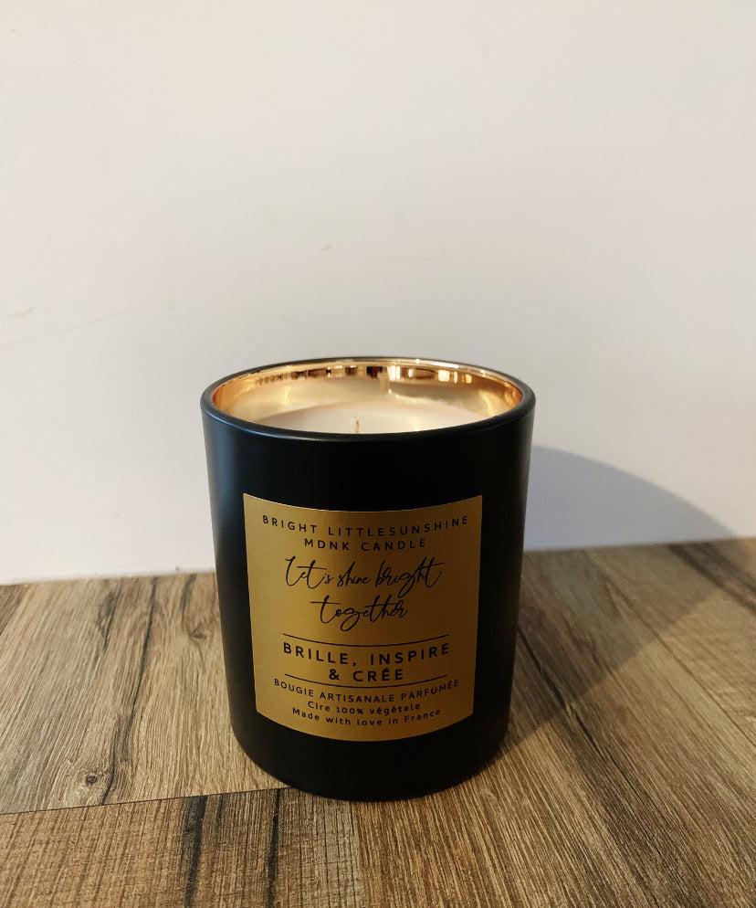 ☀️BRILLE, INSPIRE, CRÉE ☀️ 265g cire - OR