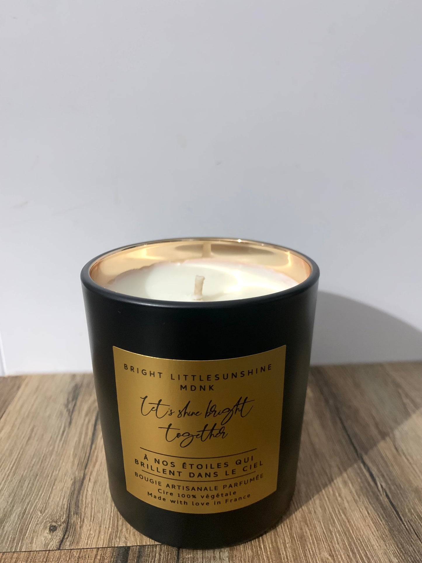 ☀️A NOS ETOILES QUI BRILLENT DANS LE CIEL☀️ 265 g cire - OR