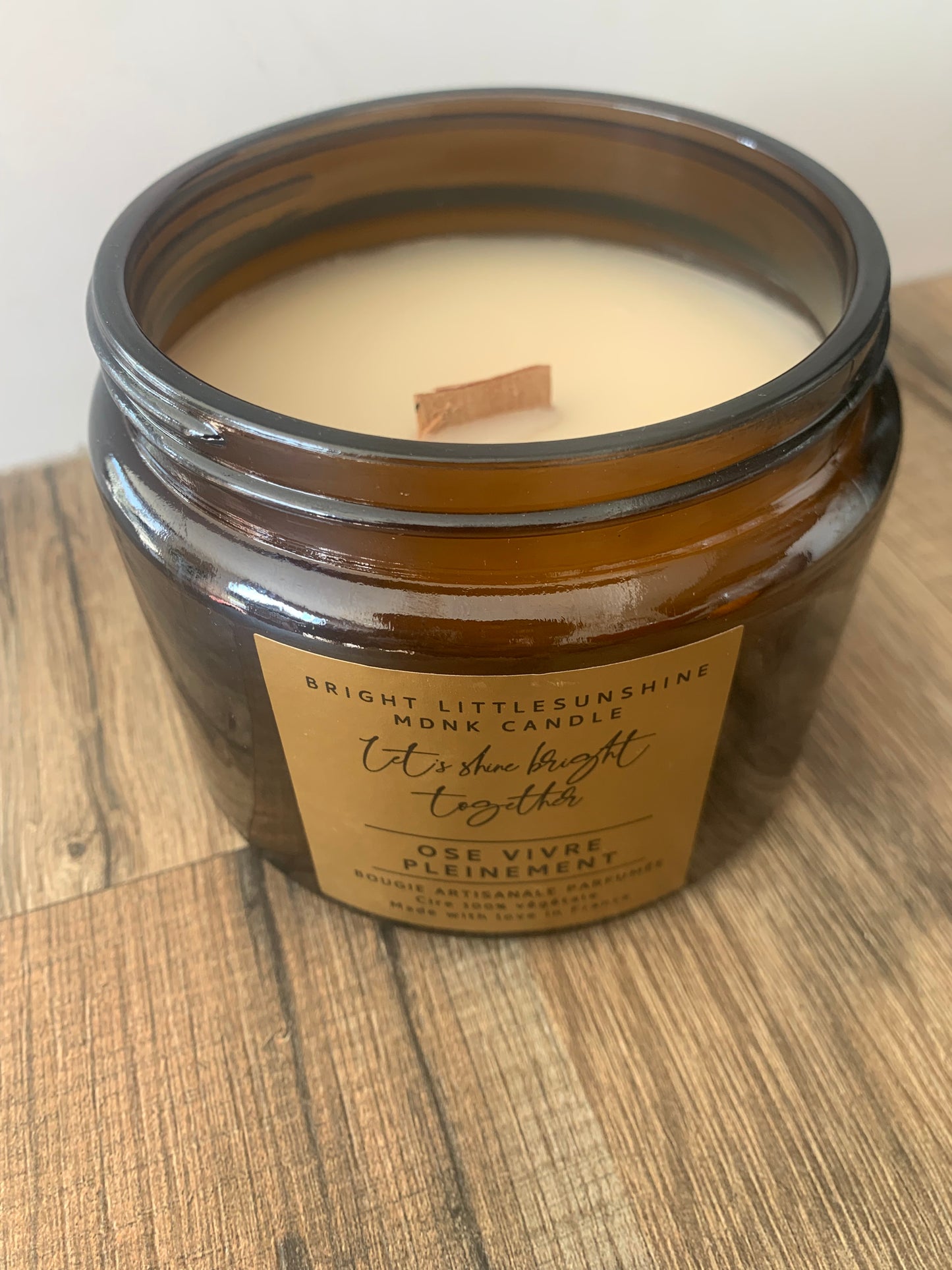 ☀️OSE VIVRE PLEINEMENT ☀️ 400 g cire - OR