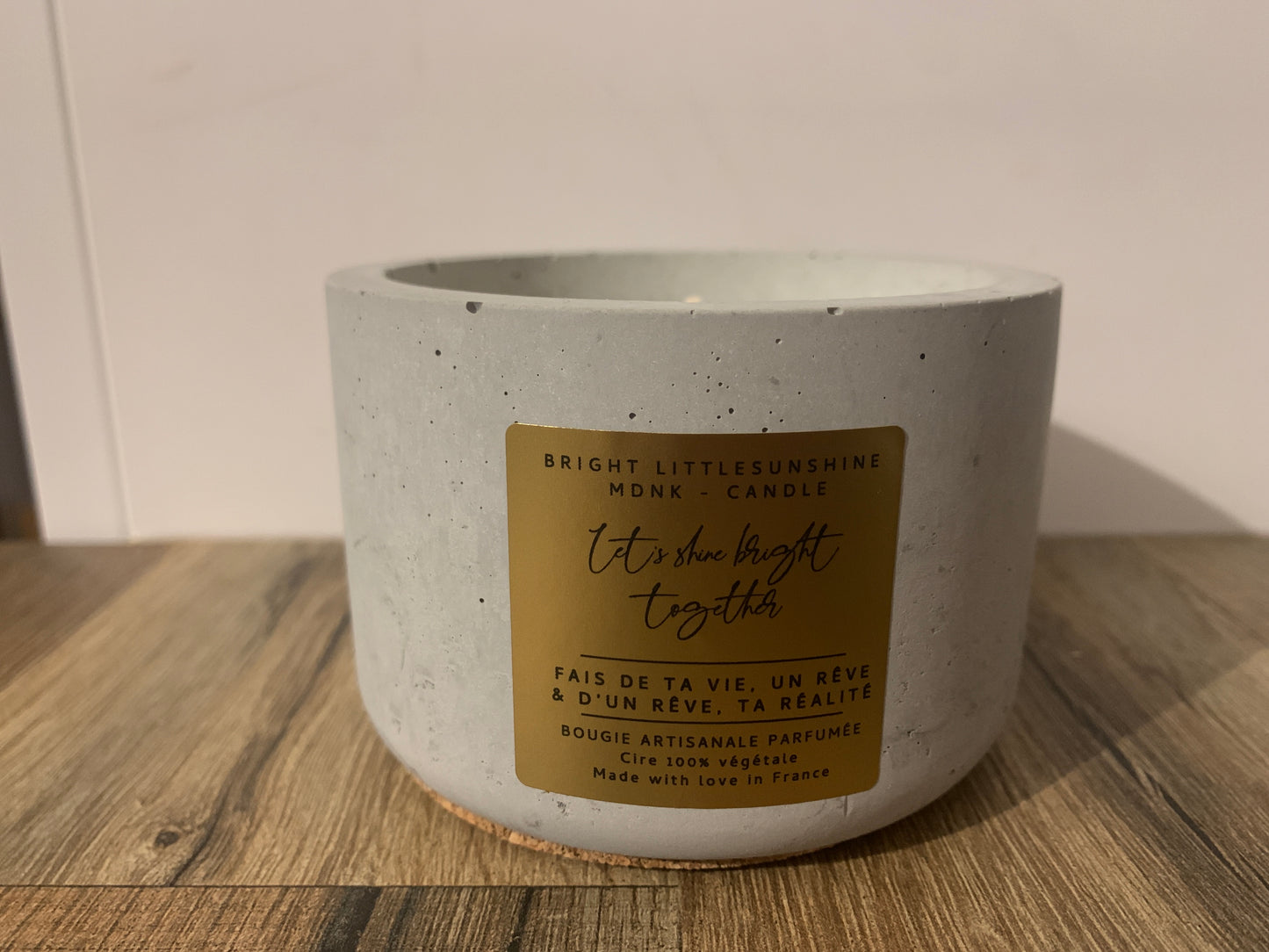 ☀️MAKE YOUR LIFE A DREAM & A DREAM A REALITY ☀️ 240g wax - GOLD