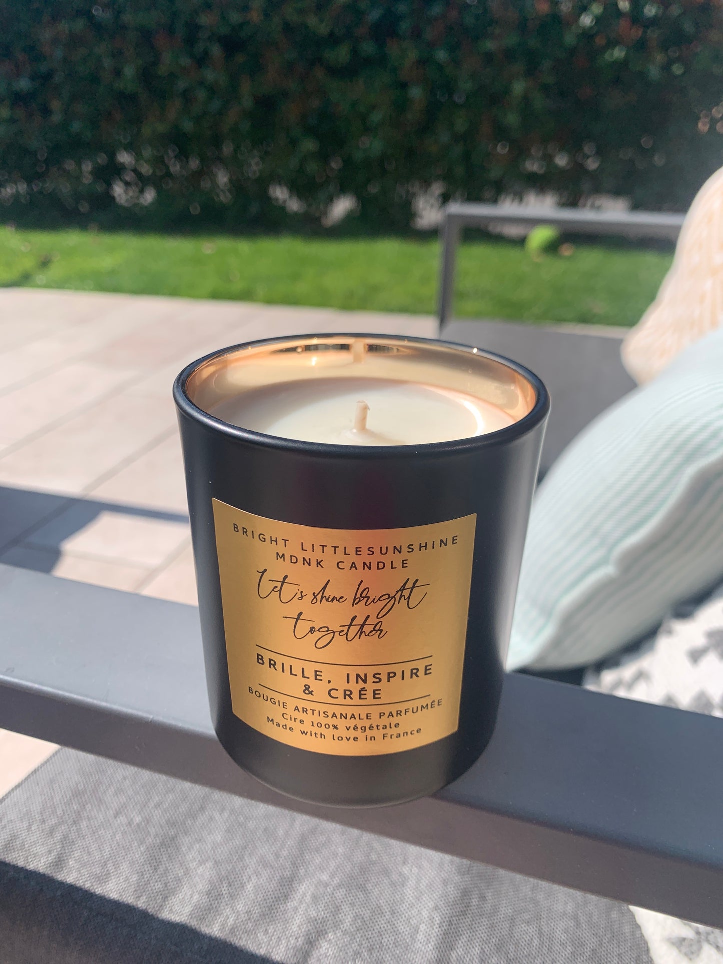 ☀️BRILLE, INSPIRE, CRÉE ☀️ 265g cire - OR