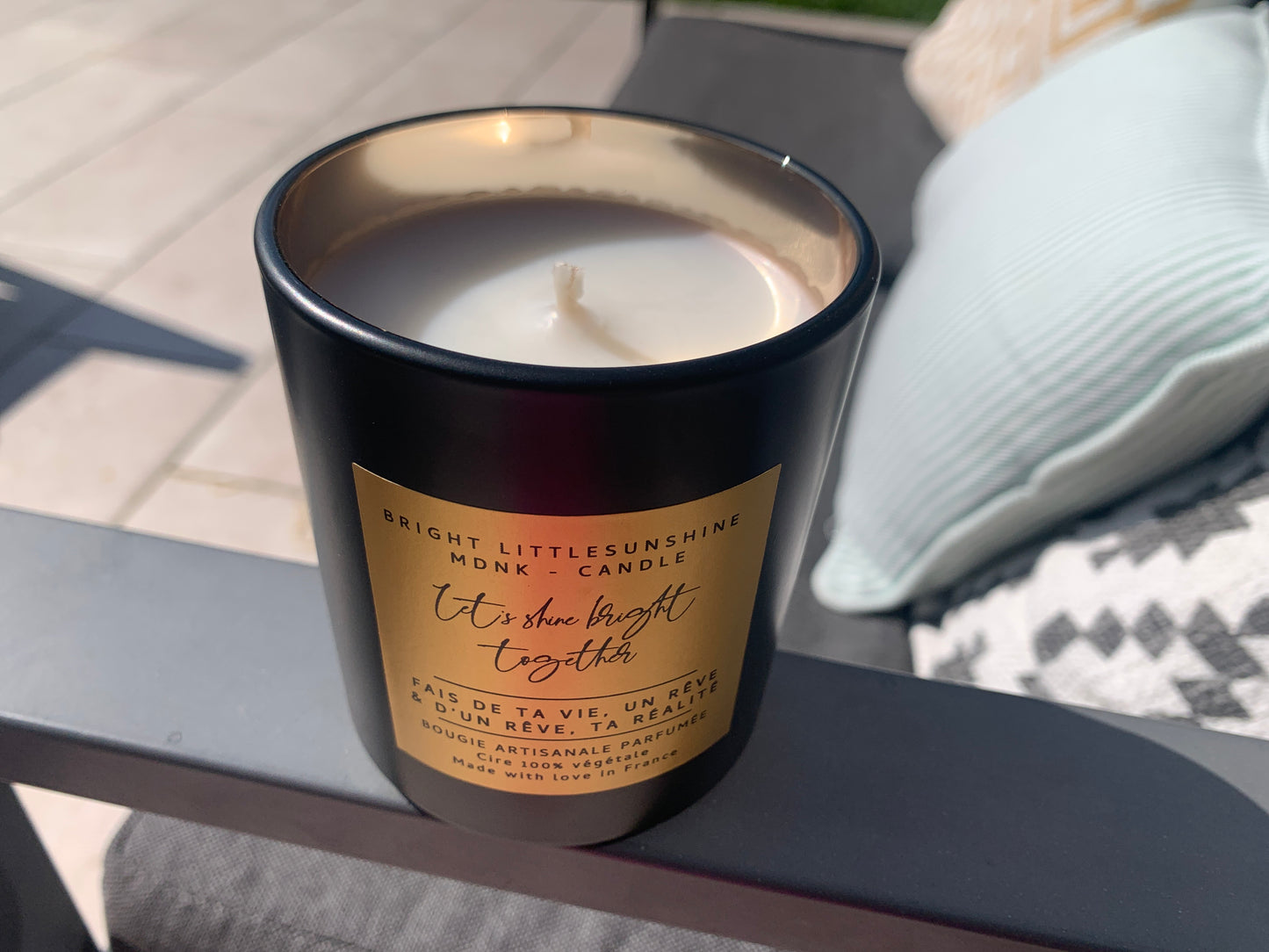 ☀️FAIS DE TA VIE UN RÊVE & D’UN RÊVE UNE RÉALITÉ☀️ - 265g cire - OR