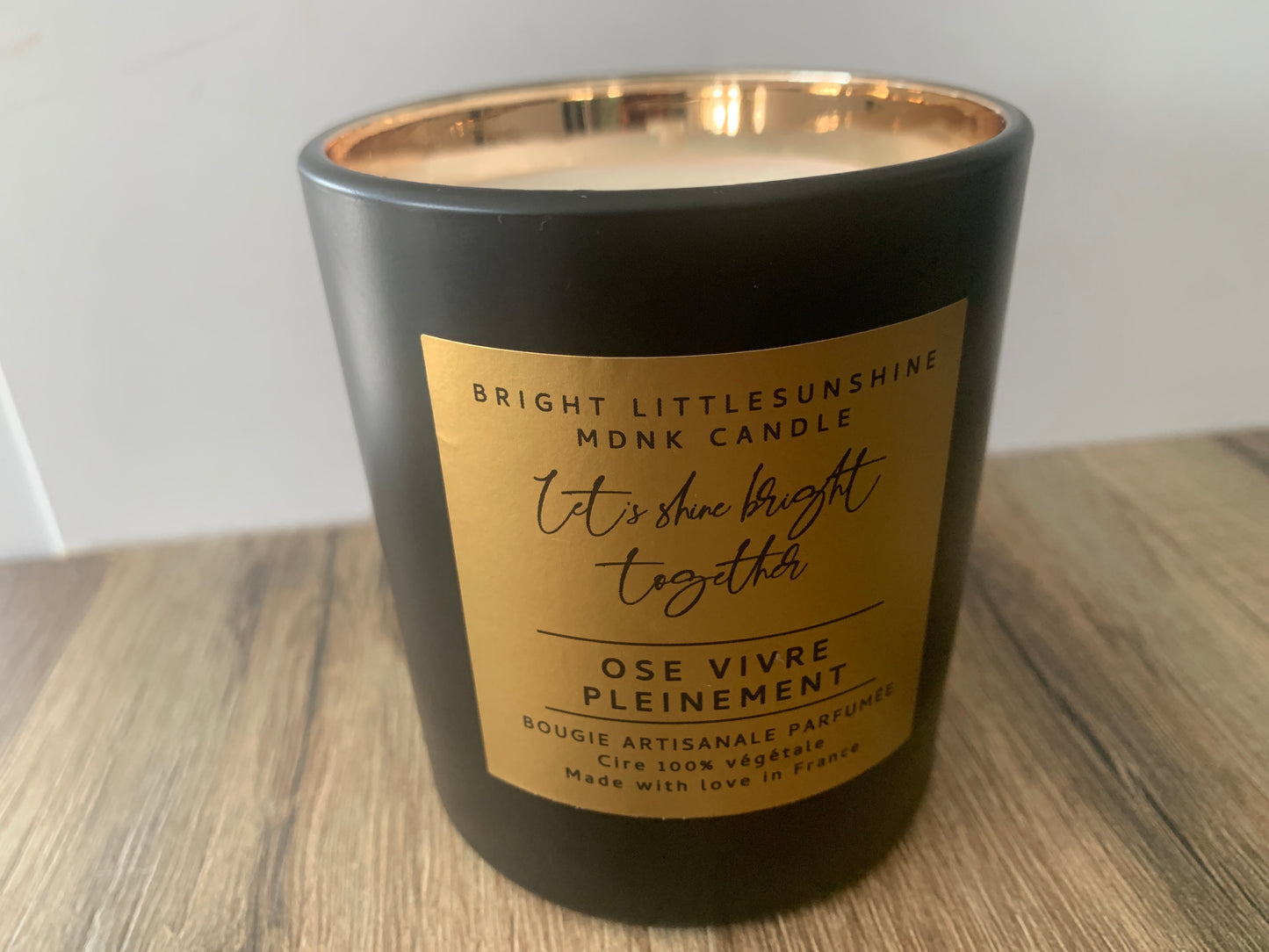 ☀️OSE VIVRE PLEINEMENT ☀️ 265g cire - OR