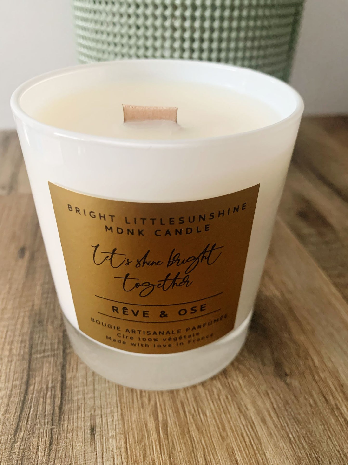 ☀️RÊVE & OSE ☀️ 230g cire - OR & WHITE