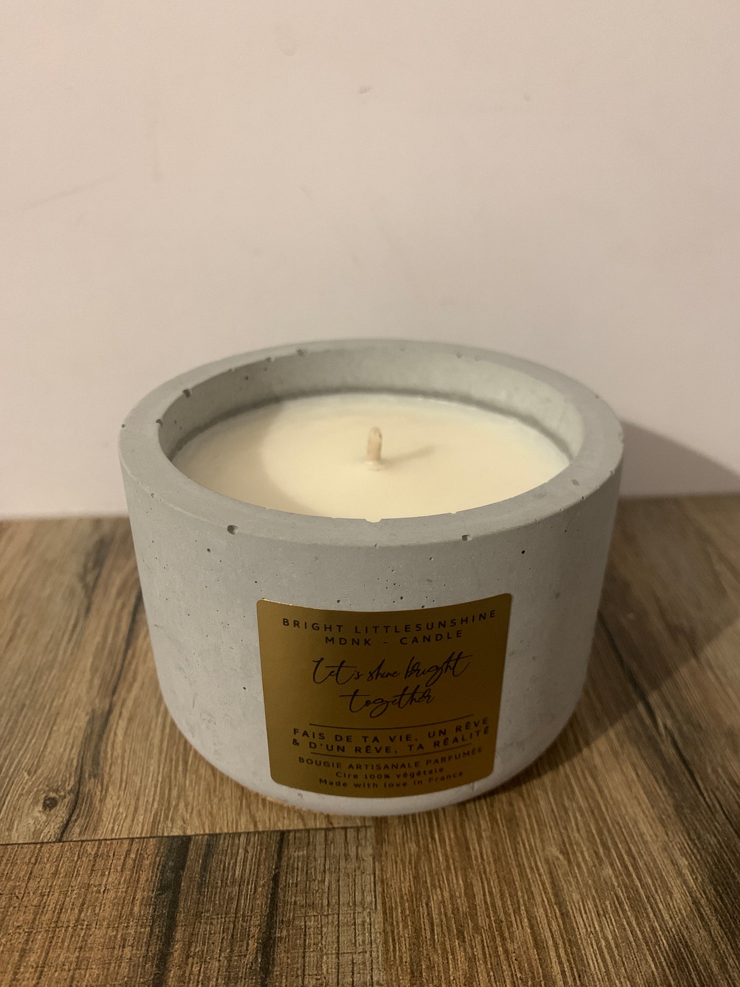 ☀️MAKE YOUR LIFE A DREAM & A DREAM A REALITY ☀️ 240g wax - GOLD