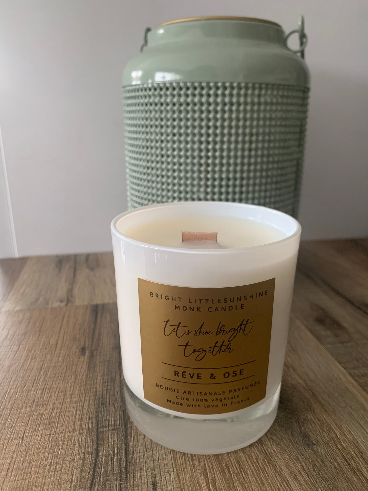 ☀️RÊVE & OSE ☀️ 230g cire - OR & WHITE