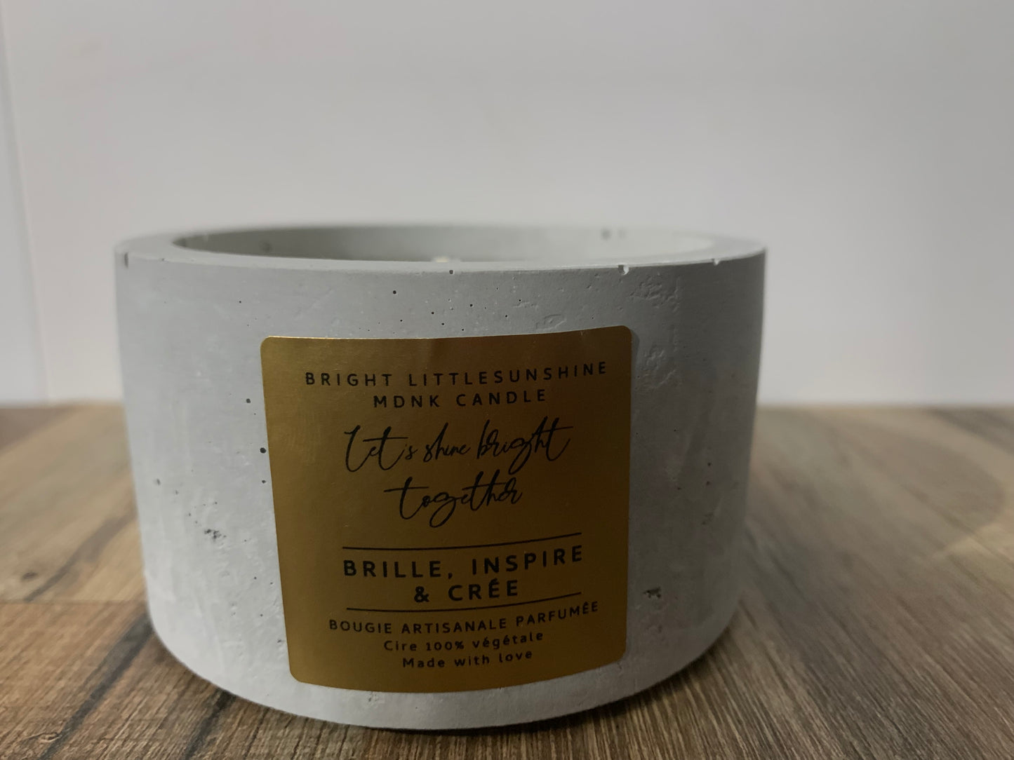 ☀️BRILLE, INSPIRE & CRÉE ☀️ 185g cire - OR