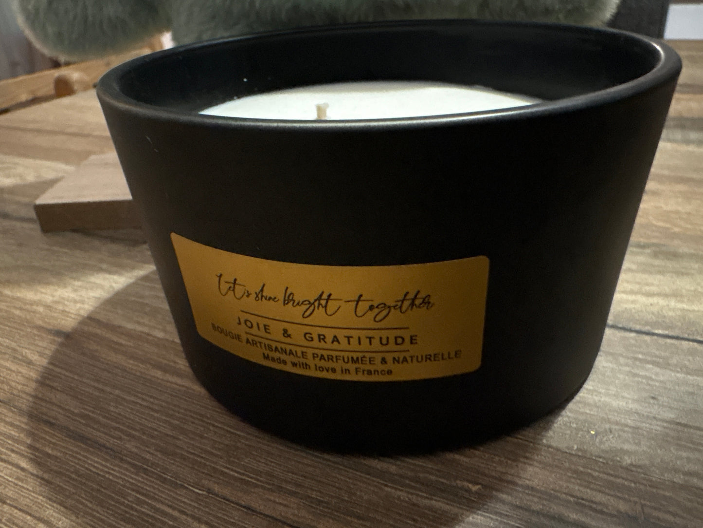 ☀️JOIE & GRATITUDE☀️ 440g cire - OR