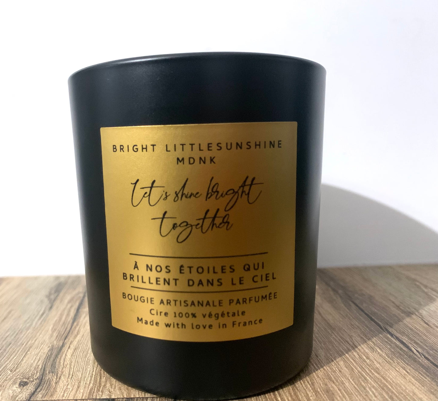 ☀️A NOS ETOILES QUI BRILLENT DANS LE CIEL☀️ 265 g cire - OR