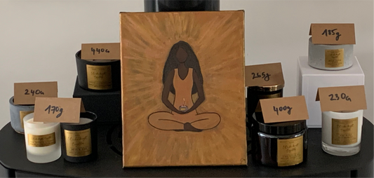 BOUGIE MÈCHE COTON* : Choisis ton message inpirant / Bright Motiv, ton contenant ainsi que ta fragrance ✨☀️